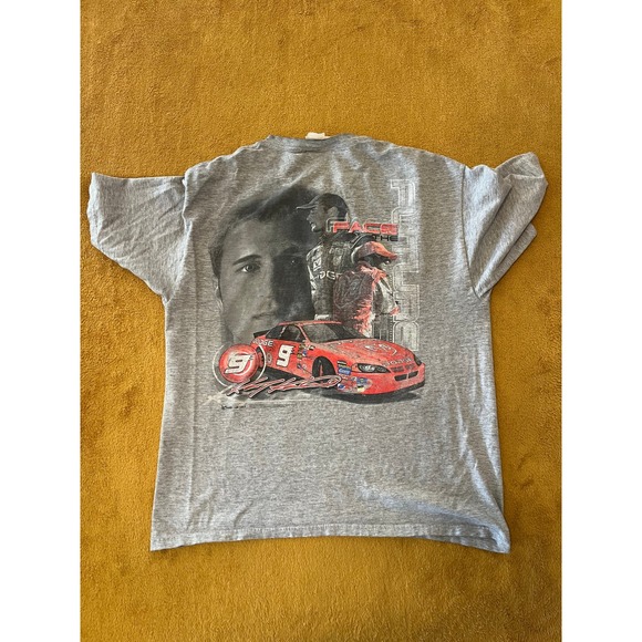 Chase Authentics Dale Earnhardt Jr 9 Dodge NASCAR Racing Graphic T Shirt Mens L - Picture 2 of 8